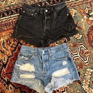 LEVIS 501 shorts (2 pair bundle)